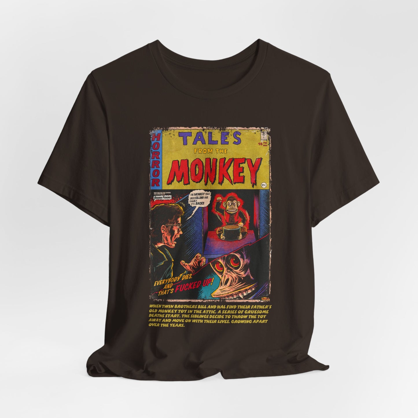 Tales From The Monkey Horror Movie | Unisex Graphic Short Sleeve Tee