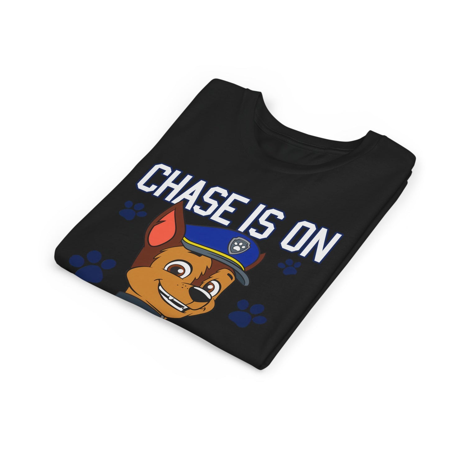 Chase is on The Case! - Paw Patrol T-shirt - Animation TV Series Youth Short Sleeve Tee