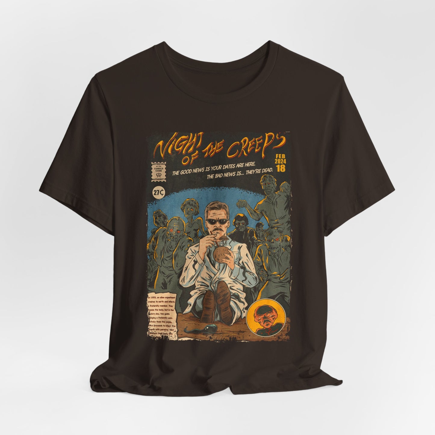 Night of The Creeps Horror Movie | Unisex Graphic Short Sleeve Tee