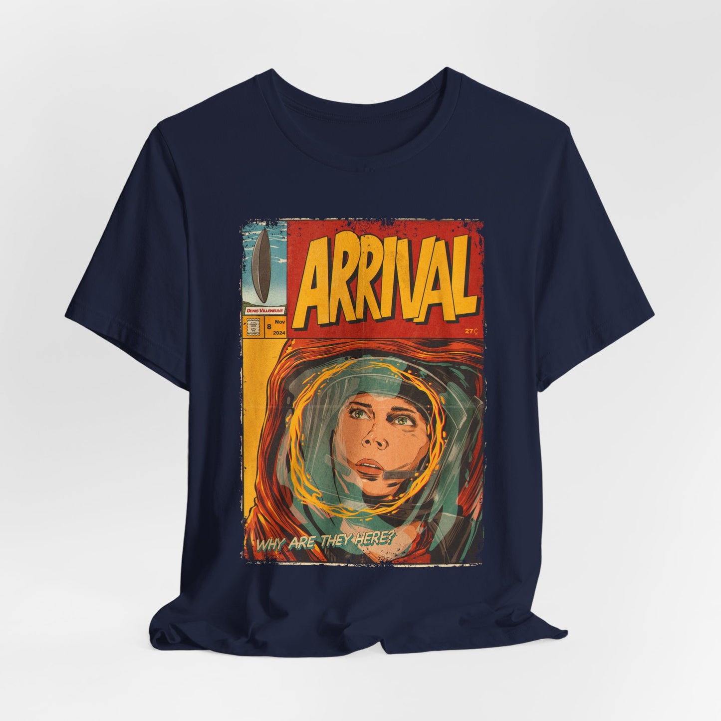 Arrival Horror Sci-fi Movie | Unisex Graphic Short Sleeve Tee