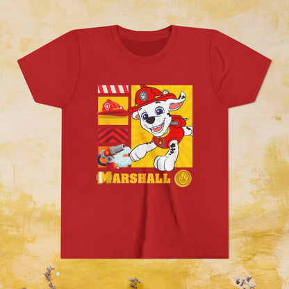 Marshall - Paw Patrol T-shirt - Animation TV Series Youth Short Sleeve Tee