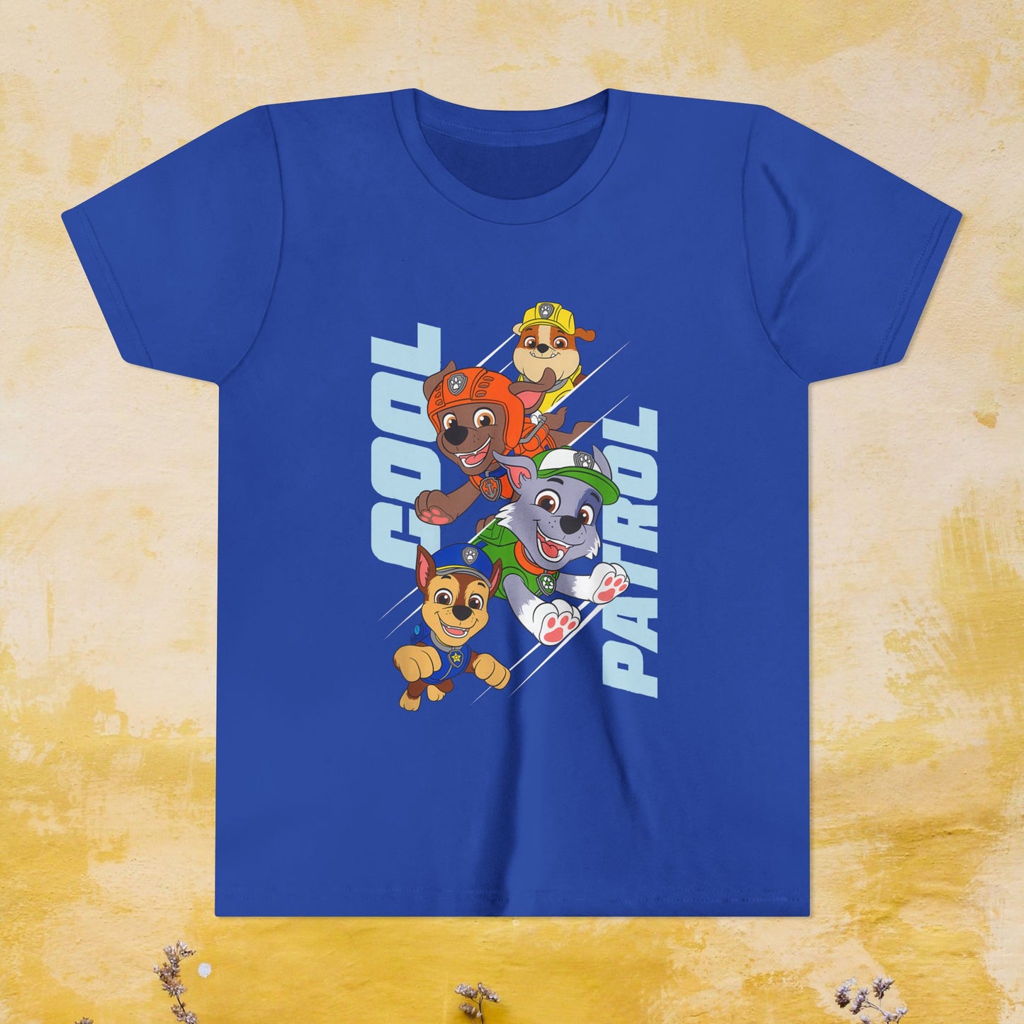 Cool Patrol - Paw Patrol T-shirt - Animation TV Series Youth Short Sleeve Tee