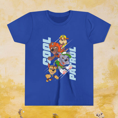 Cool Patrol - Paw Patrol T-shirt - Animation TV Series Youth Short Sleeve Tee