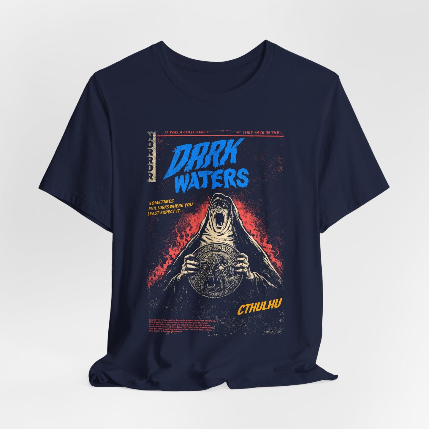 Dark Waters Horror Movie T-Shirt | Unisex Graphic Short Sleeve Tee