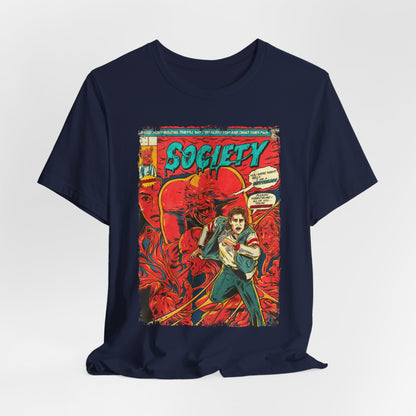 Society Horror Movie | Unisex Graphic Short Sleeve Tee