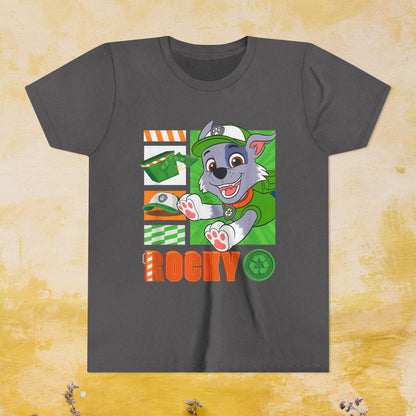 Rocky - Paw Patrol T-shirt - Animation TV Series Youth Short Sleeve Tee