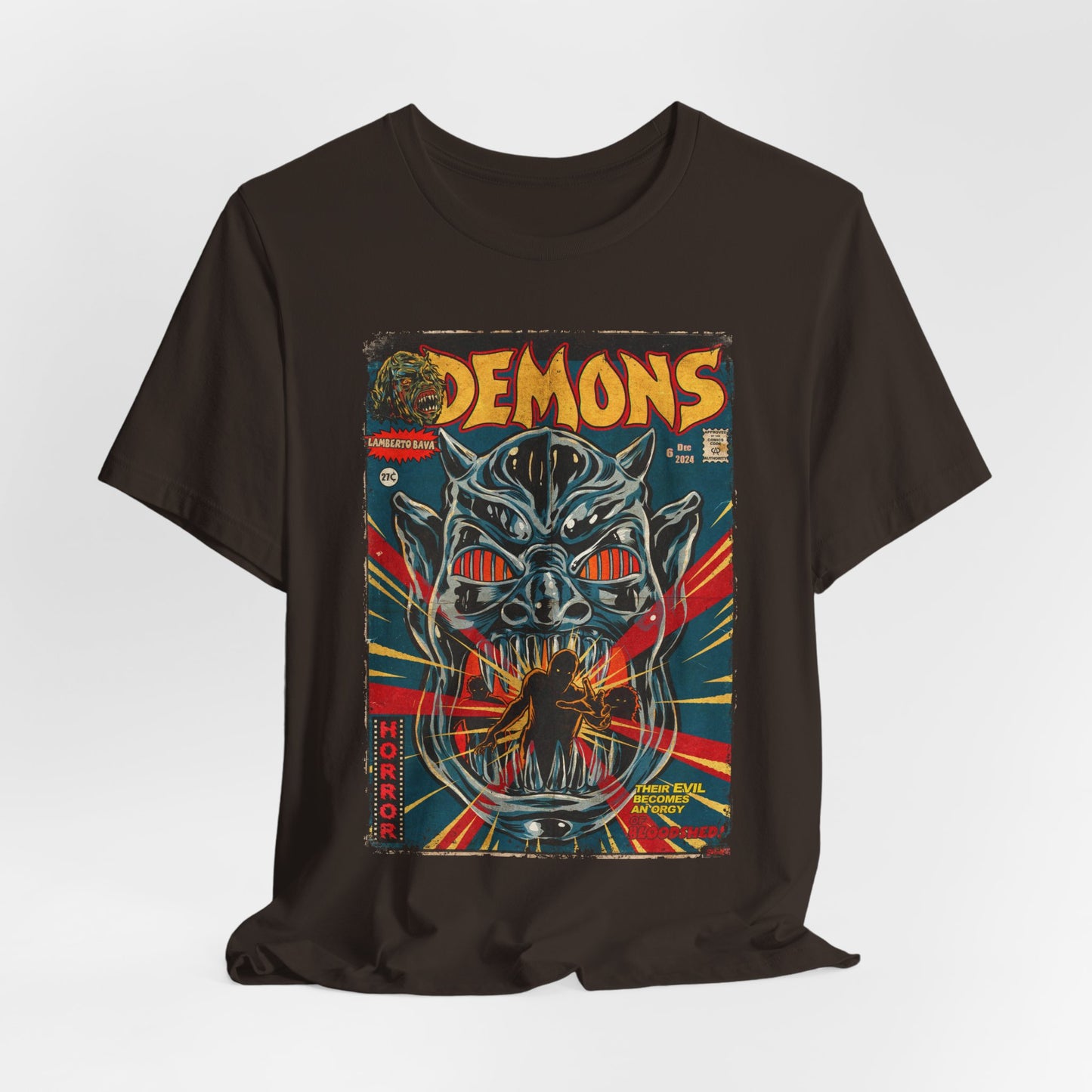 Demons Horror Movie | Unisex Graphic Short Sleeve Tee