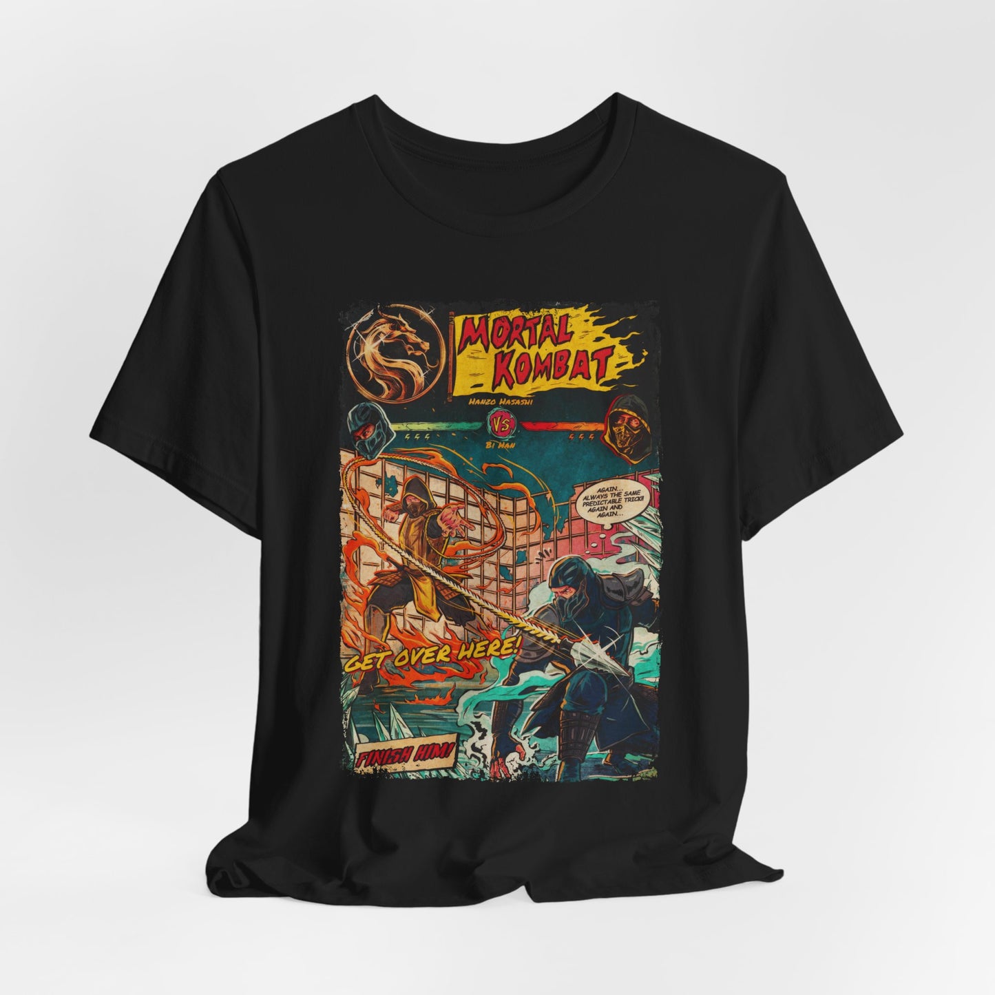 Mortal Kombat Action Video Game Movie | Unisex Graphic Short Sleeve Tee