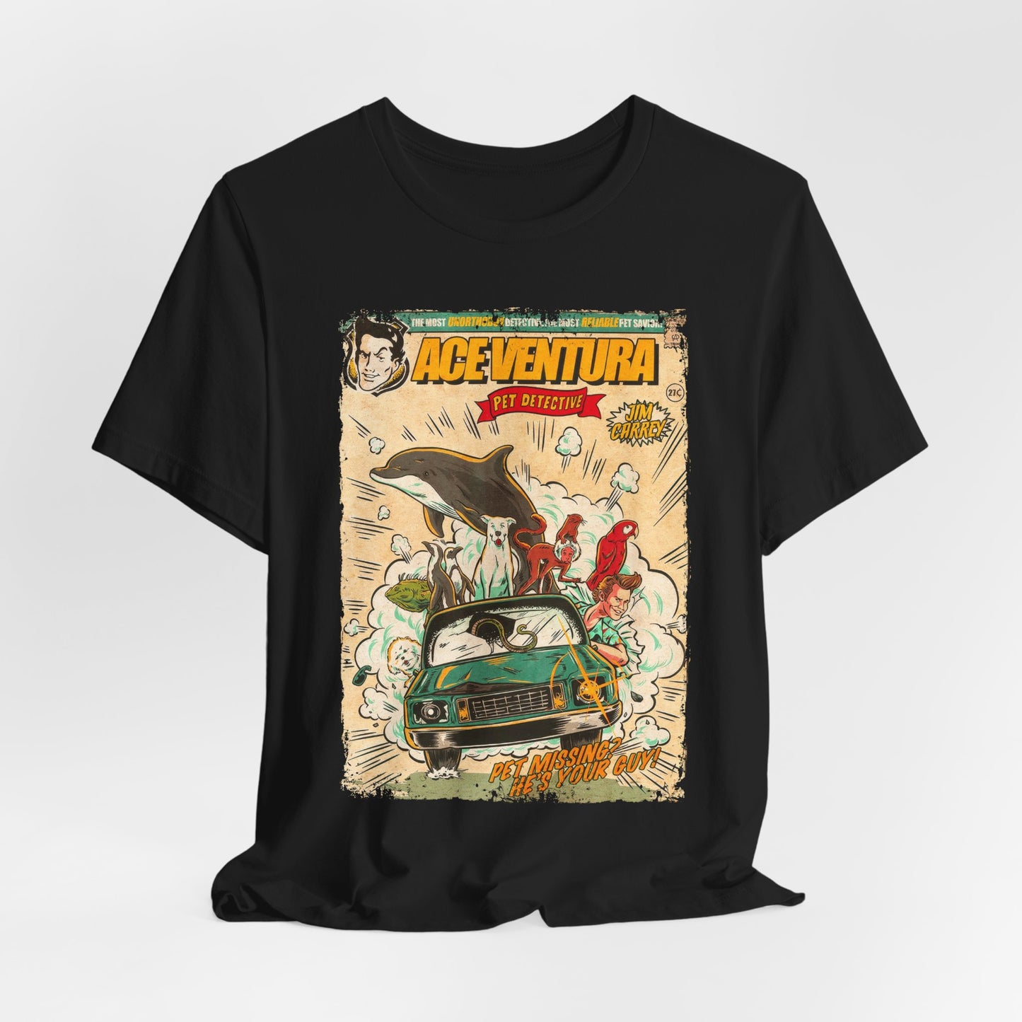 Ace Ventura Movie | Unisex Graphic Short Sleeve Tee