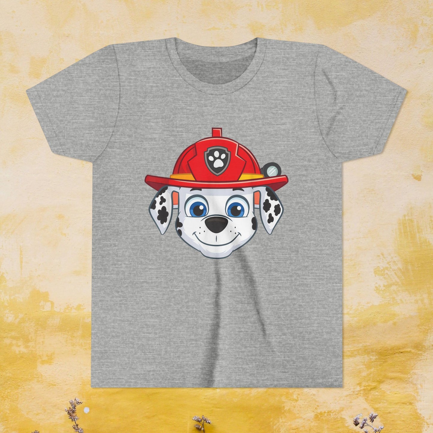 Marshall - Paw Patrol T-shirt - Animation TV Series Youth Short Sleeve Tee