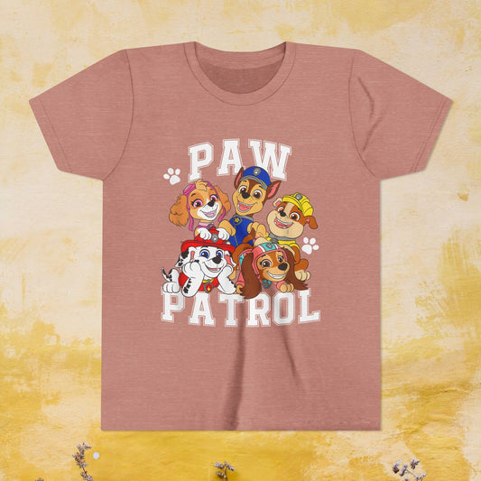 Paw Patrol T-shirt - Animation TV Series Youth Short Sleeve Tee