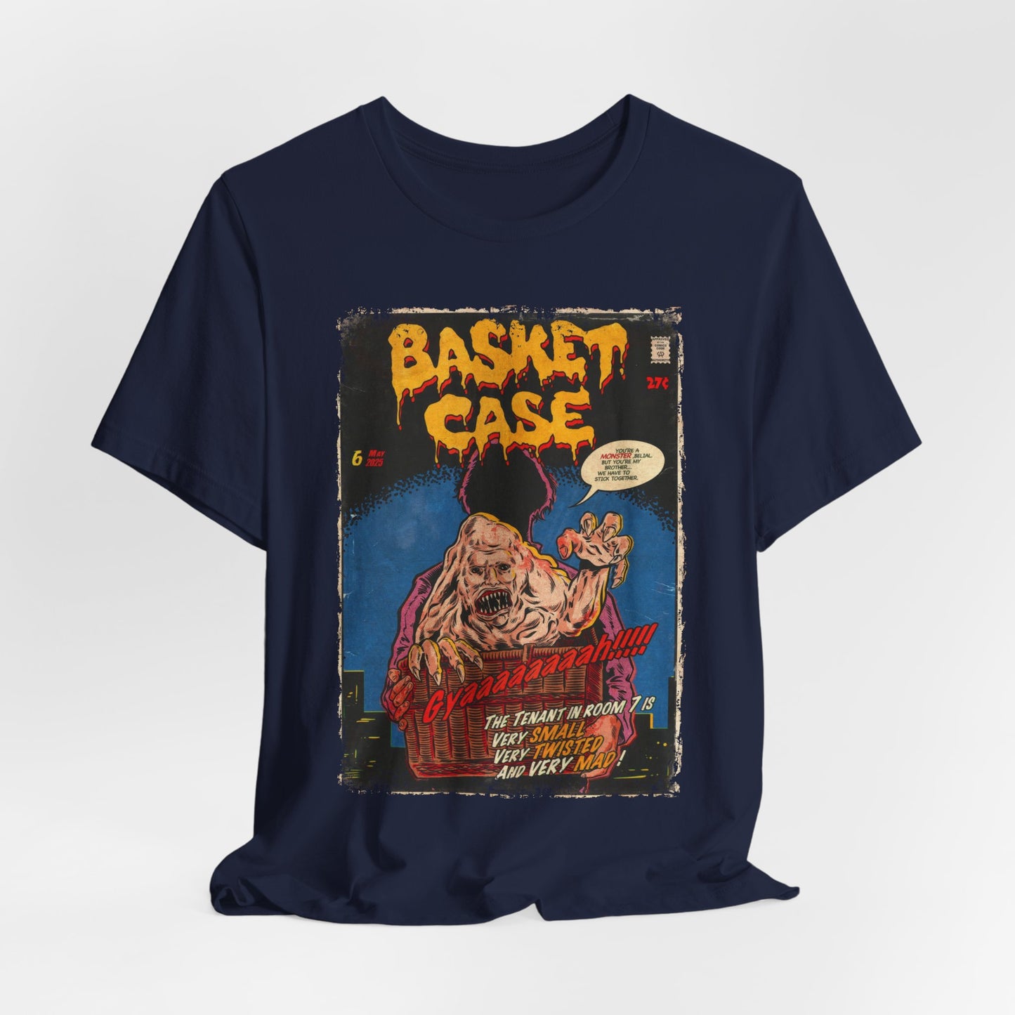 Basket Case Horror Movie | Unisex Graphic Short Sleeve Tee