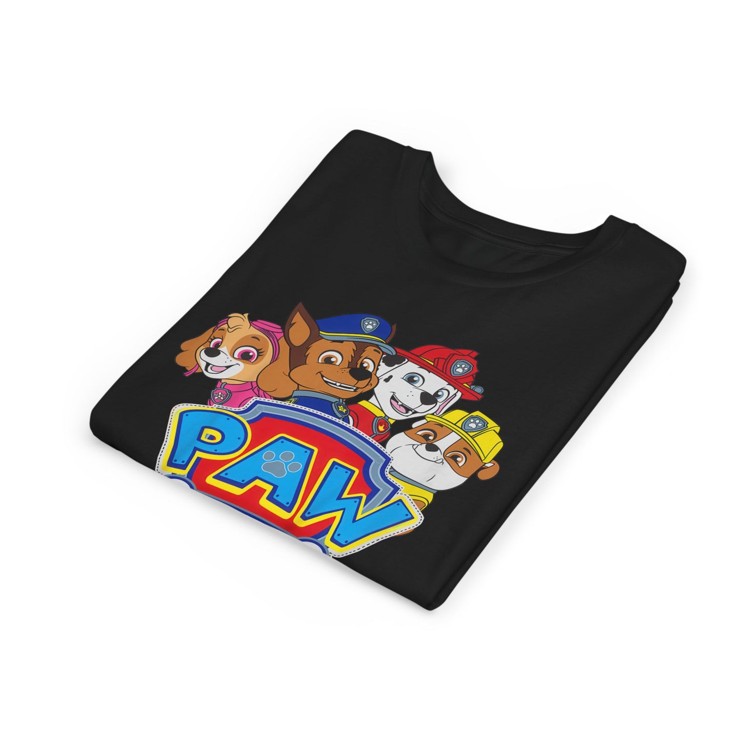 Paw Patrol T-shirt - Animation TV Series Youth Short Sleeve Tee