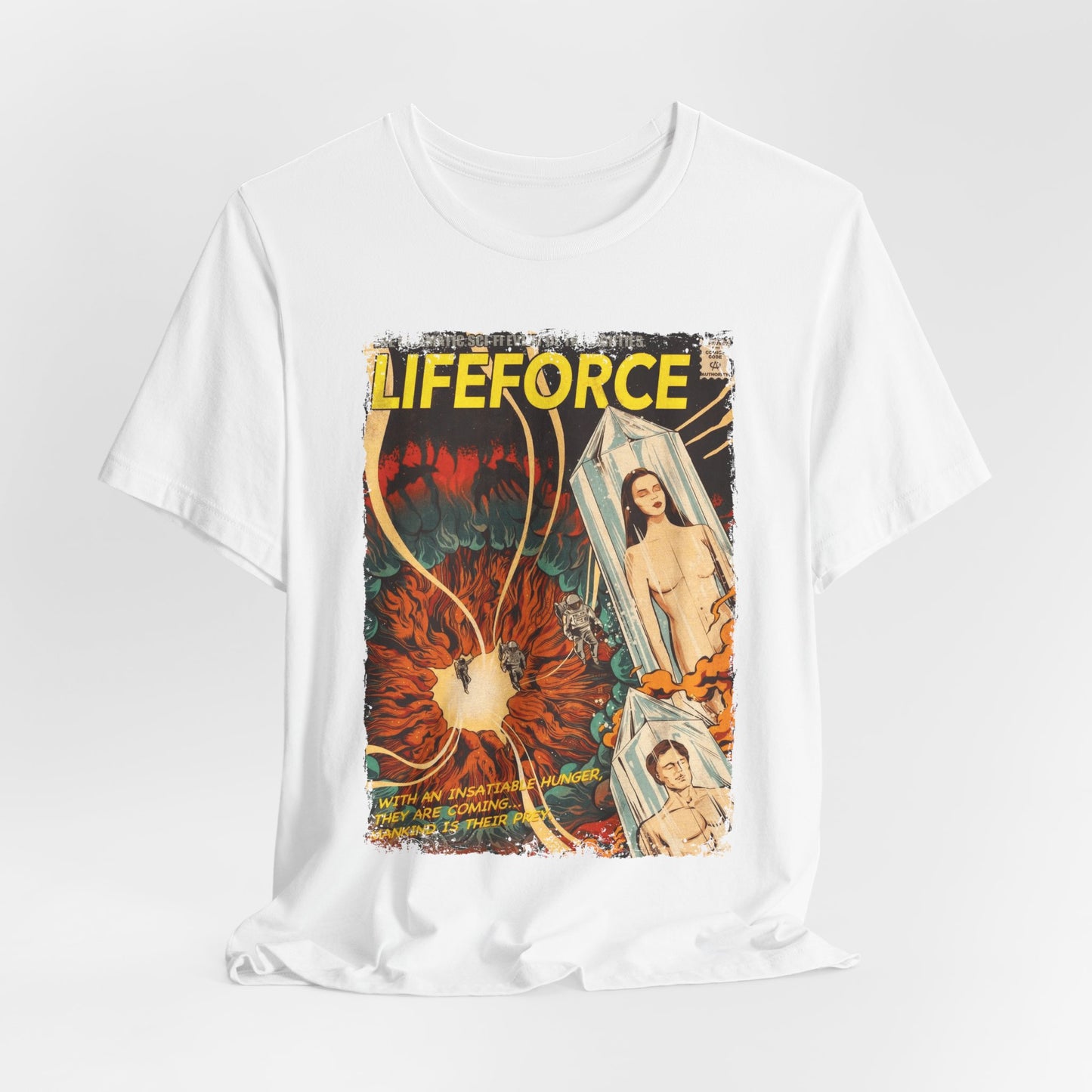 Lifeforce Horror Movie | Unisex Graphic Short Sleeve Tee