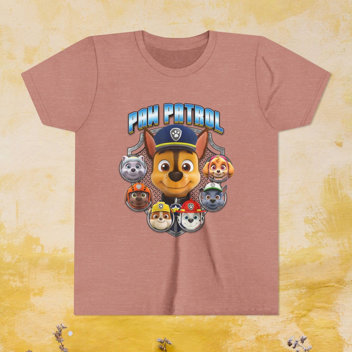 Paw Patrol T-shirt - Animation TV Series Youth Short Sleeve Tee