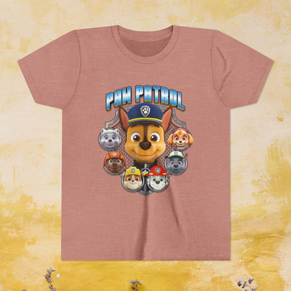 Paw Patrol T-shirt - Animation TV Series Youth Short Sleeve Tee