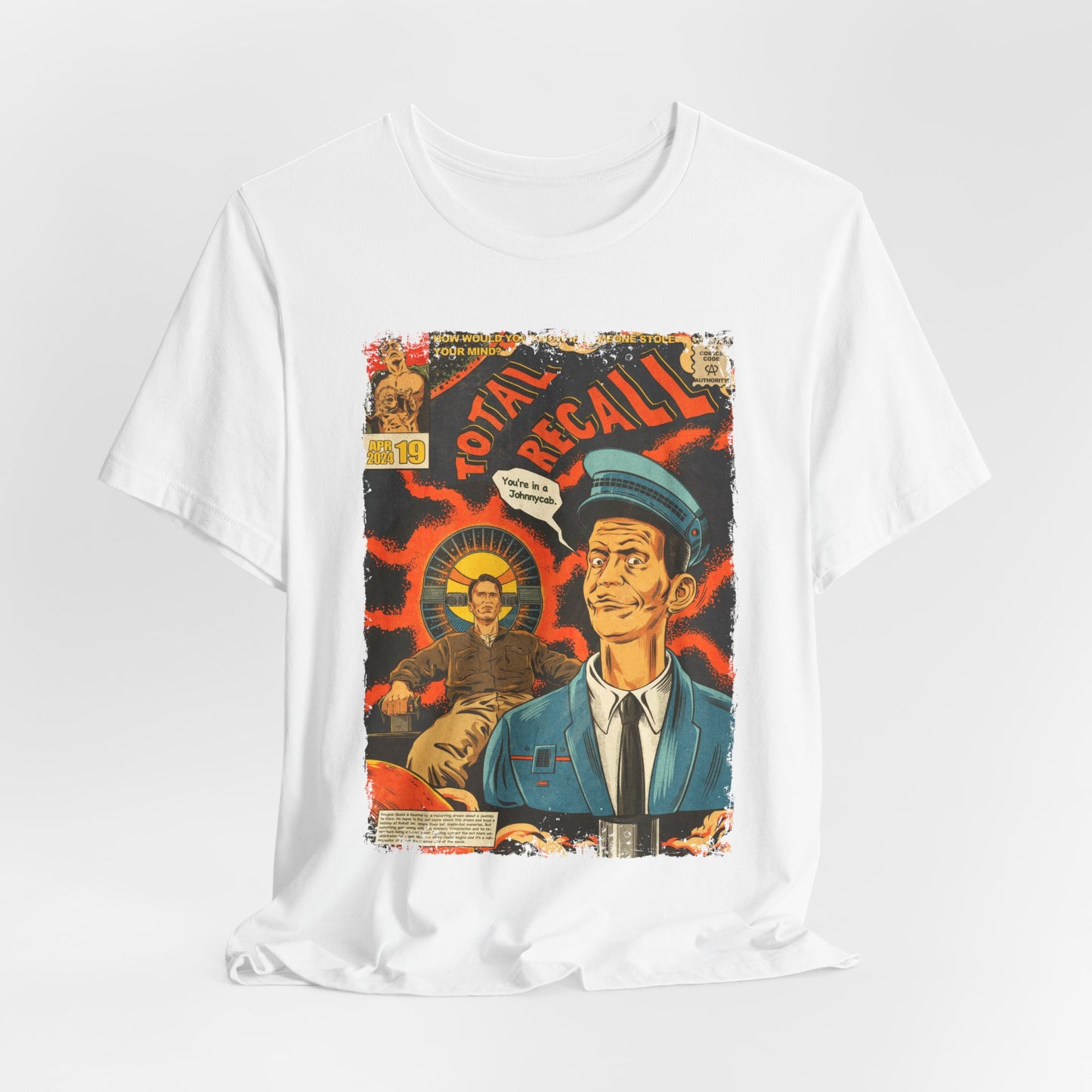 Total Recall Action Sci-Fi Movie | Unisex Graphic Short Sleeve Tee