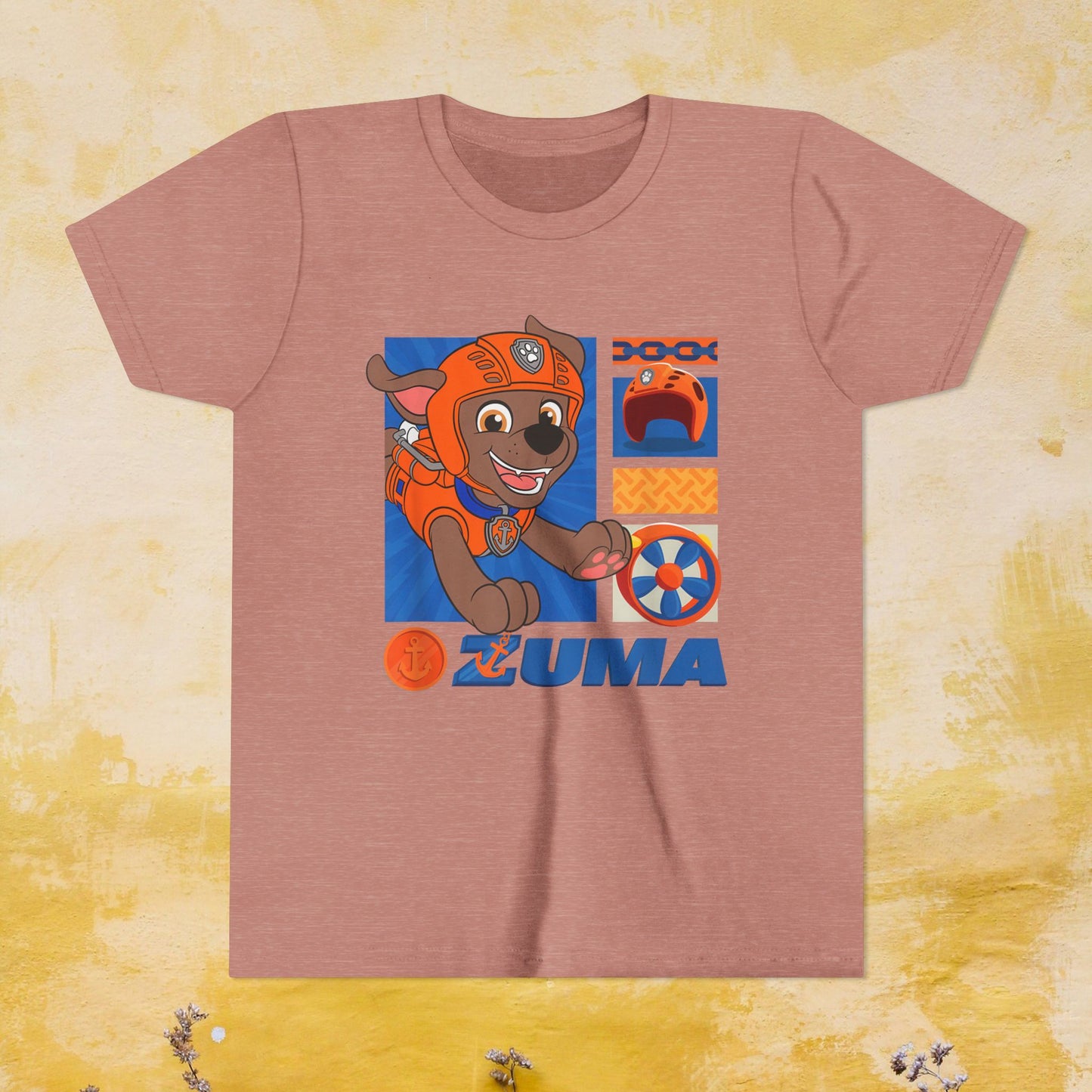 Zuma - Paw Patrol T-shirt - Animation TV Series Youth Short Sleeve Tee