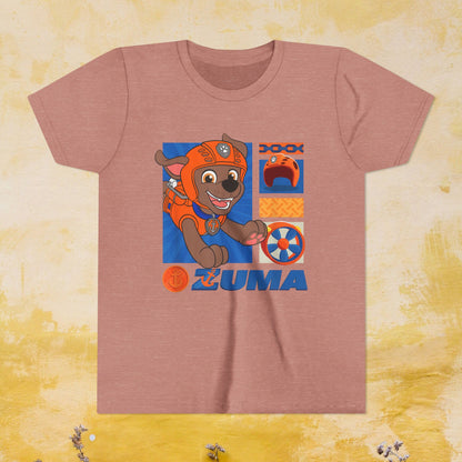 Zuma - Paw Patrol T-shirt - Animation TV Series Youth Short Sleeve Tee