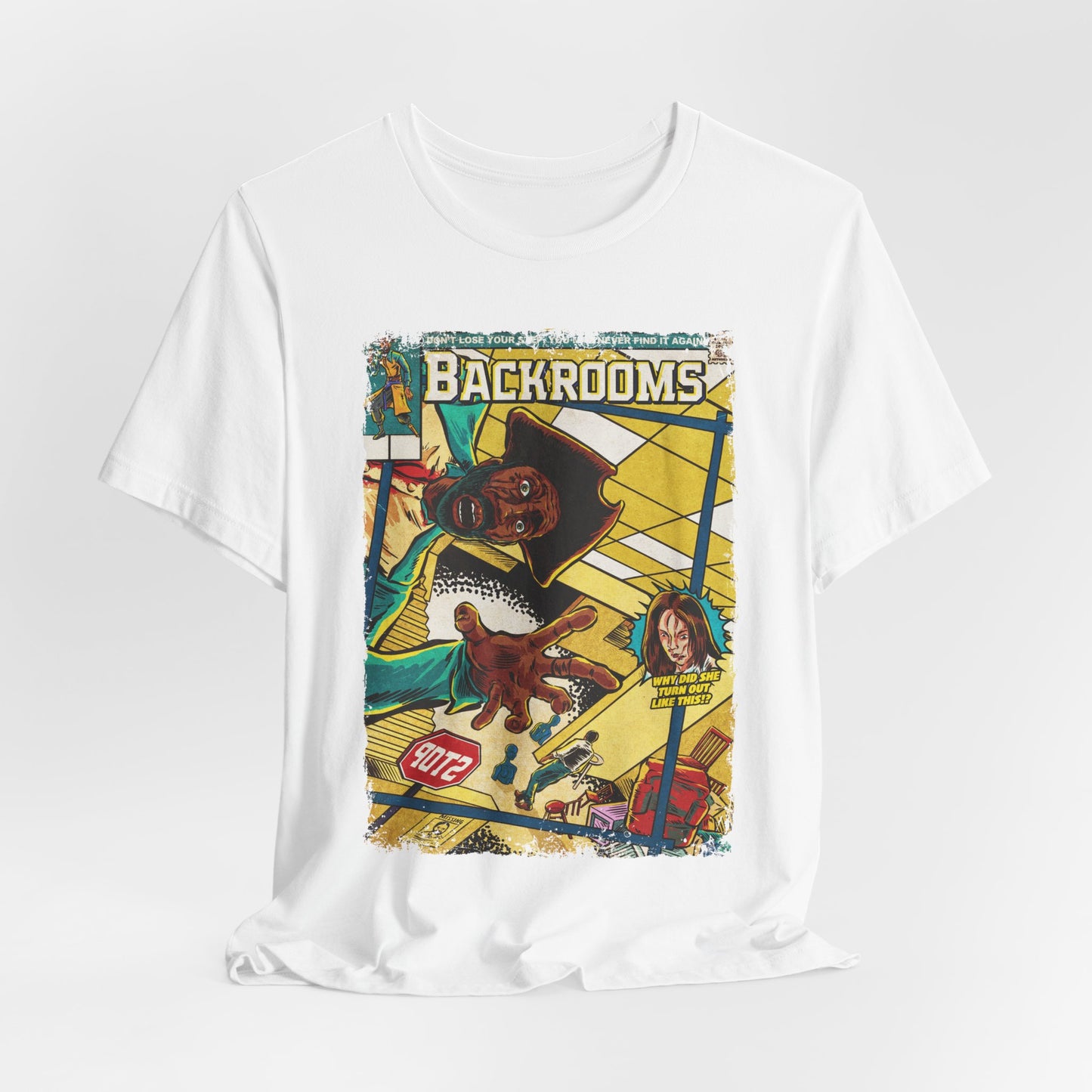 Backrooms Horror Movie T-Shirt | Unisex Graphic Short Sleeve Tee