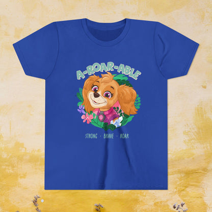 A-Roar-able - Paw Patrol: The Dino Movie T-shirt - Animation TV Series Youth Short Sleeve Tee