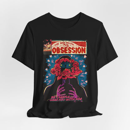 Obsession Horror Movie T-Shirt | Unisex Graphic Short Sleeve Tee