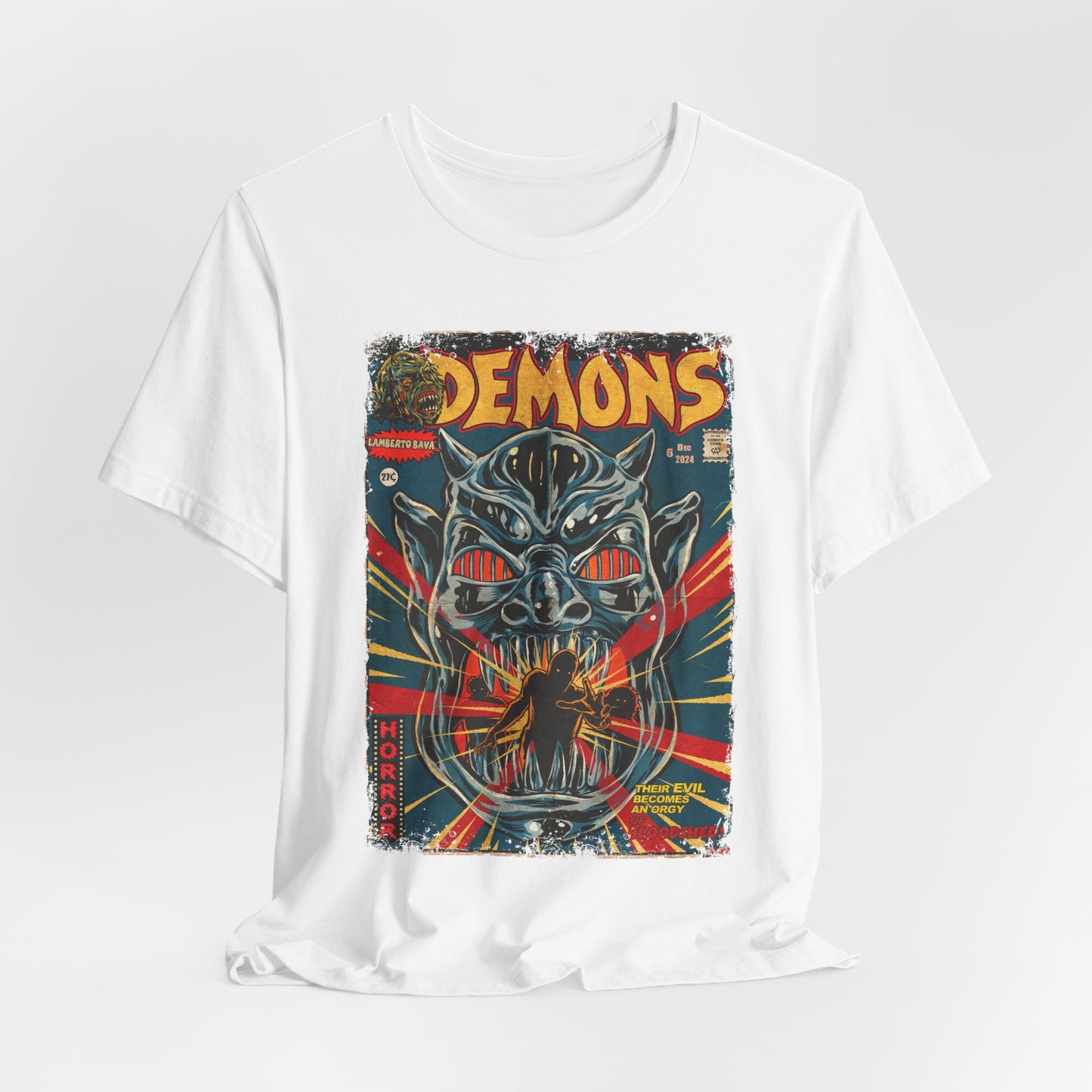 Demons Horror Movie | Unisex Graphic Short Sleeve Tee