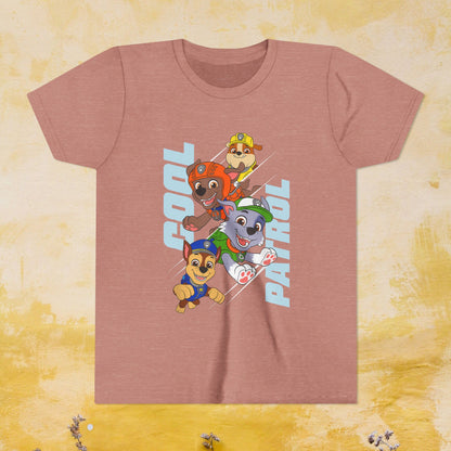 Cool Patrol - Paw Patrol T-shirt - Animation TV Series Youth Short Sleeve Tee