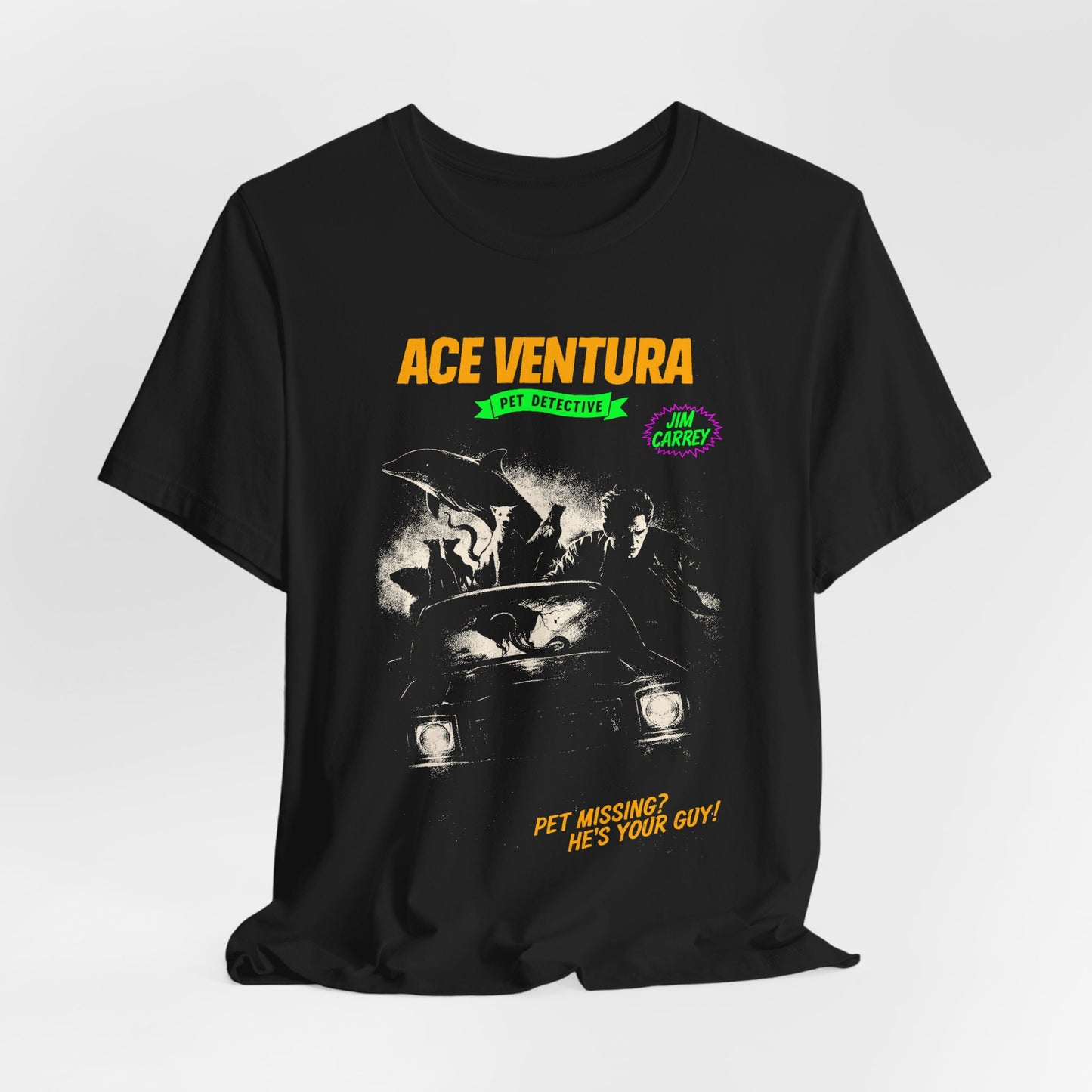 Ace Ventura Movie T-Shirt | Unisex Graphic Short Sleeve Tee