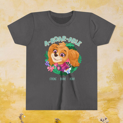 A-Roar-able - Paw Patrol: The Dino Movie T-shirt - Animation TV Series Youth Short Sleeve Tee