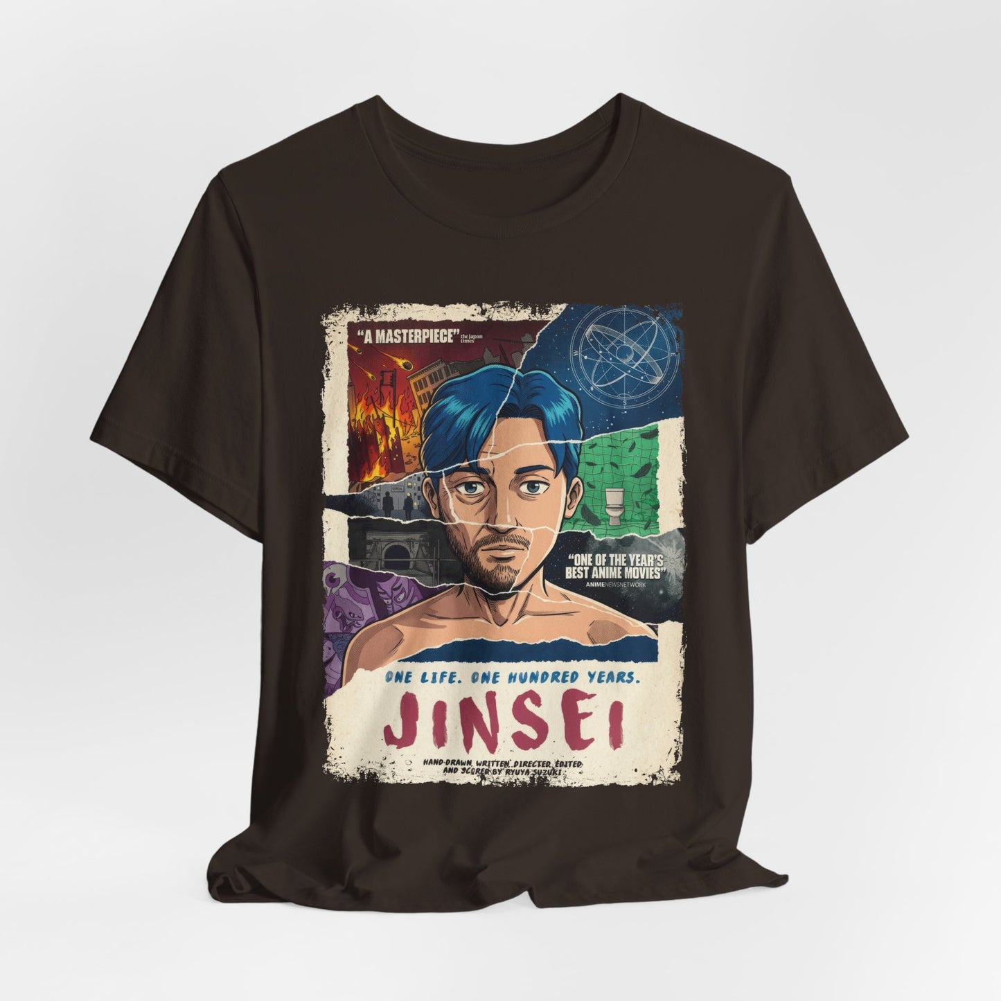 Jinsei Anime Movie | Unisex Graphic Short Sleeve Tee