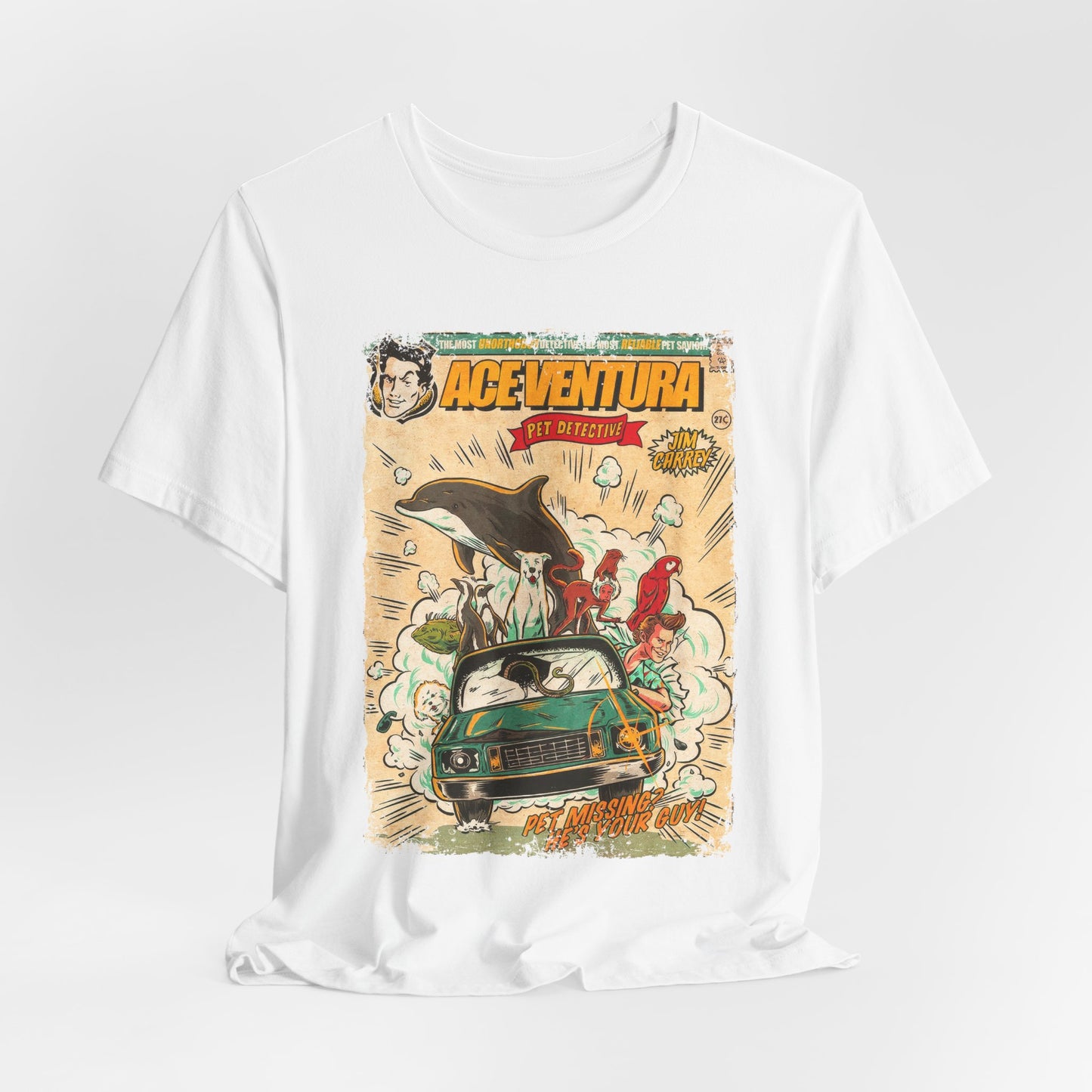 Ace Ventura Movie | Unisex Graphic Short Sleeve Tee