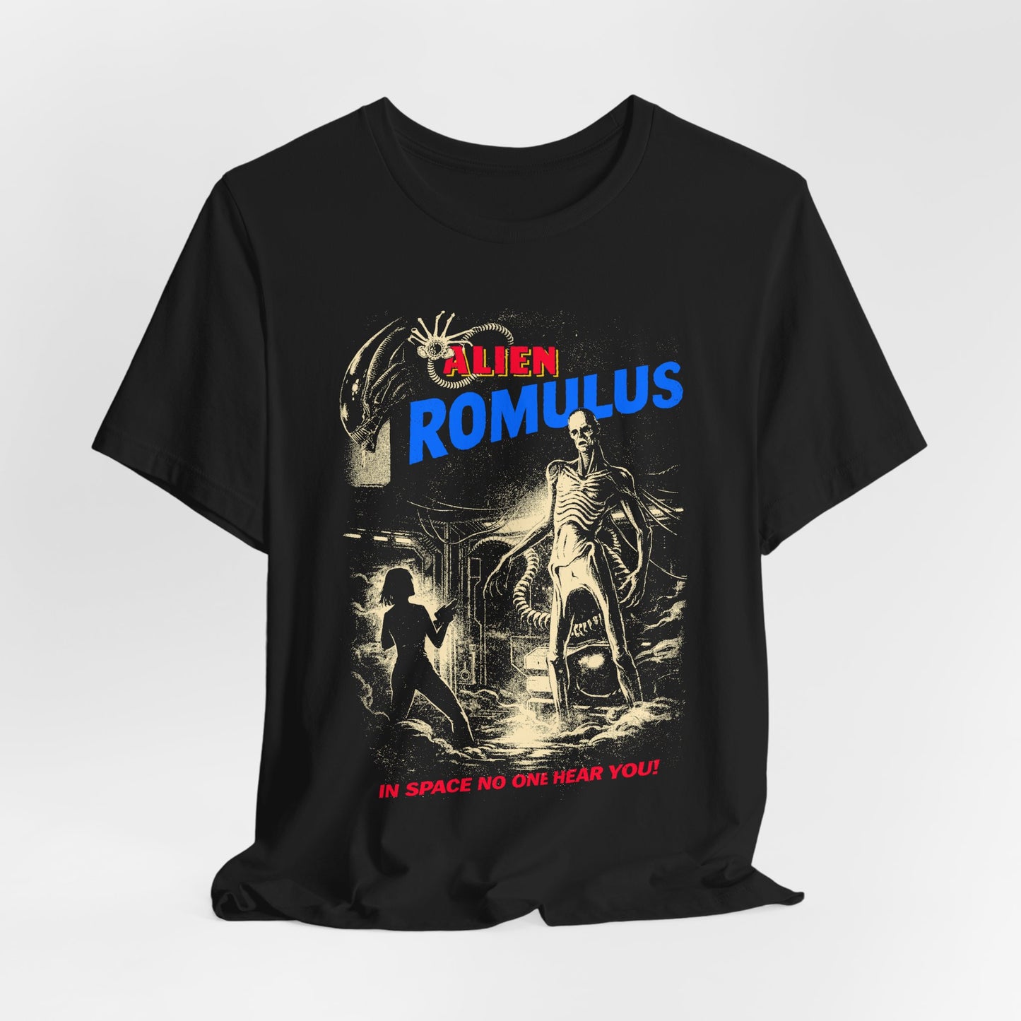 Alien Romulus Horror Sci-fi Movie T-Shirt | Unisex Graphic Short Sleeve Tee