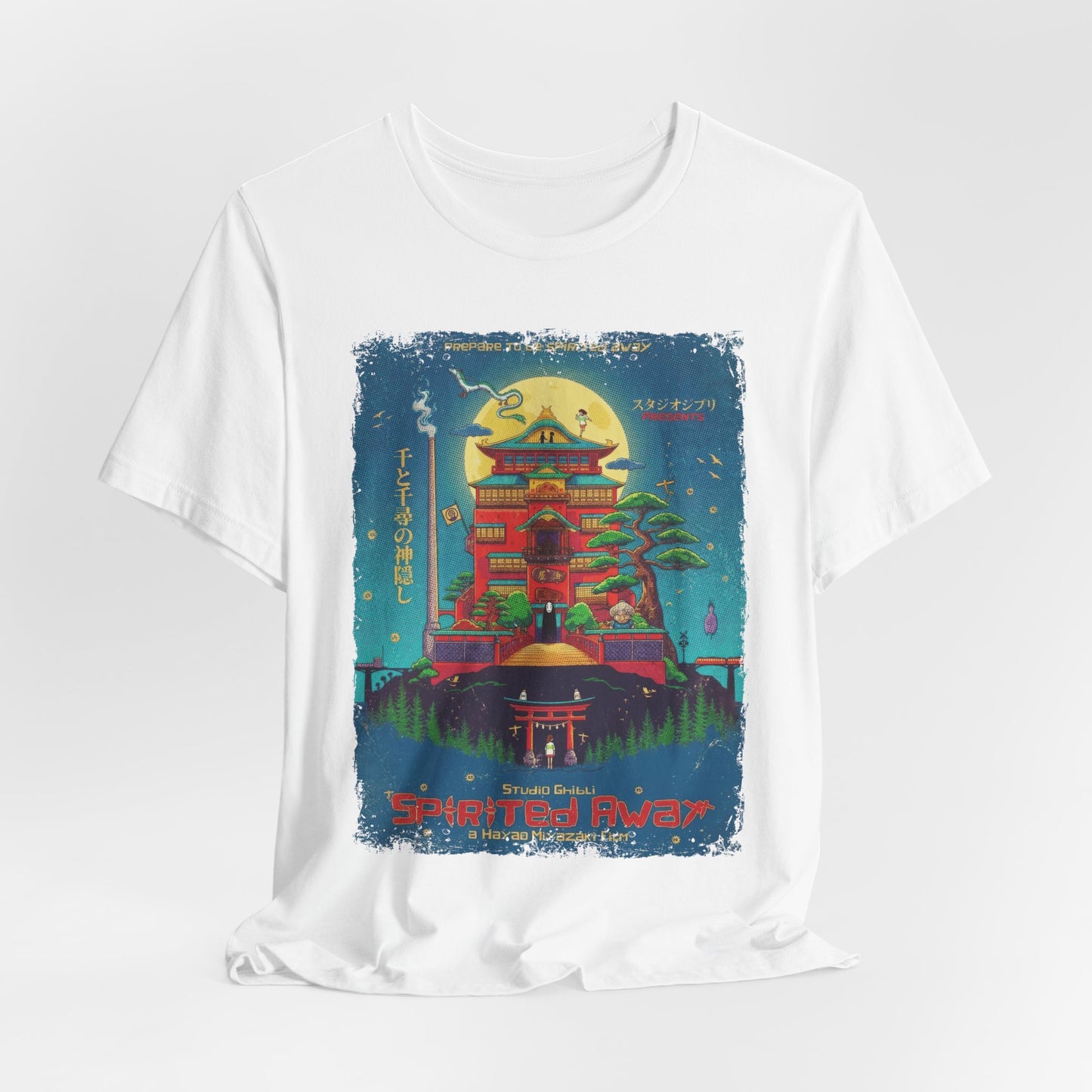 Ghibli's Spirited Away Anime Movie T-Shirt | Unisex Graphic Short Sleeve Tee