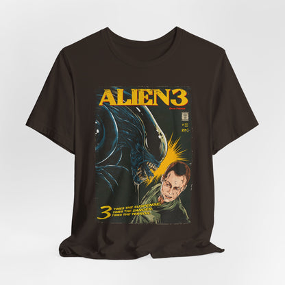 Alien 3 Horror Sci-fi Movie | Unisex Graphic Short Sleeve Tee