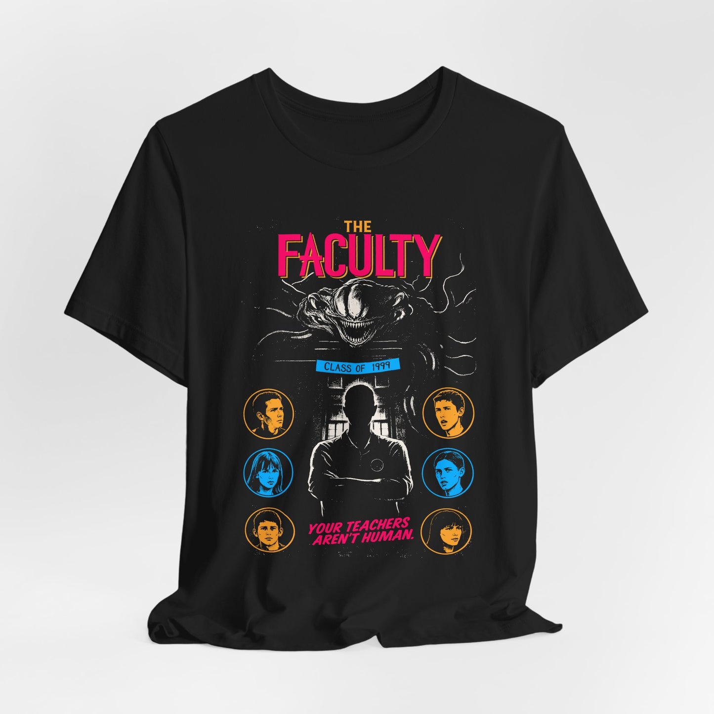 The Faculty Horror Movie T-Shirt | Unisex Graphic Short Sleeve Tee