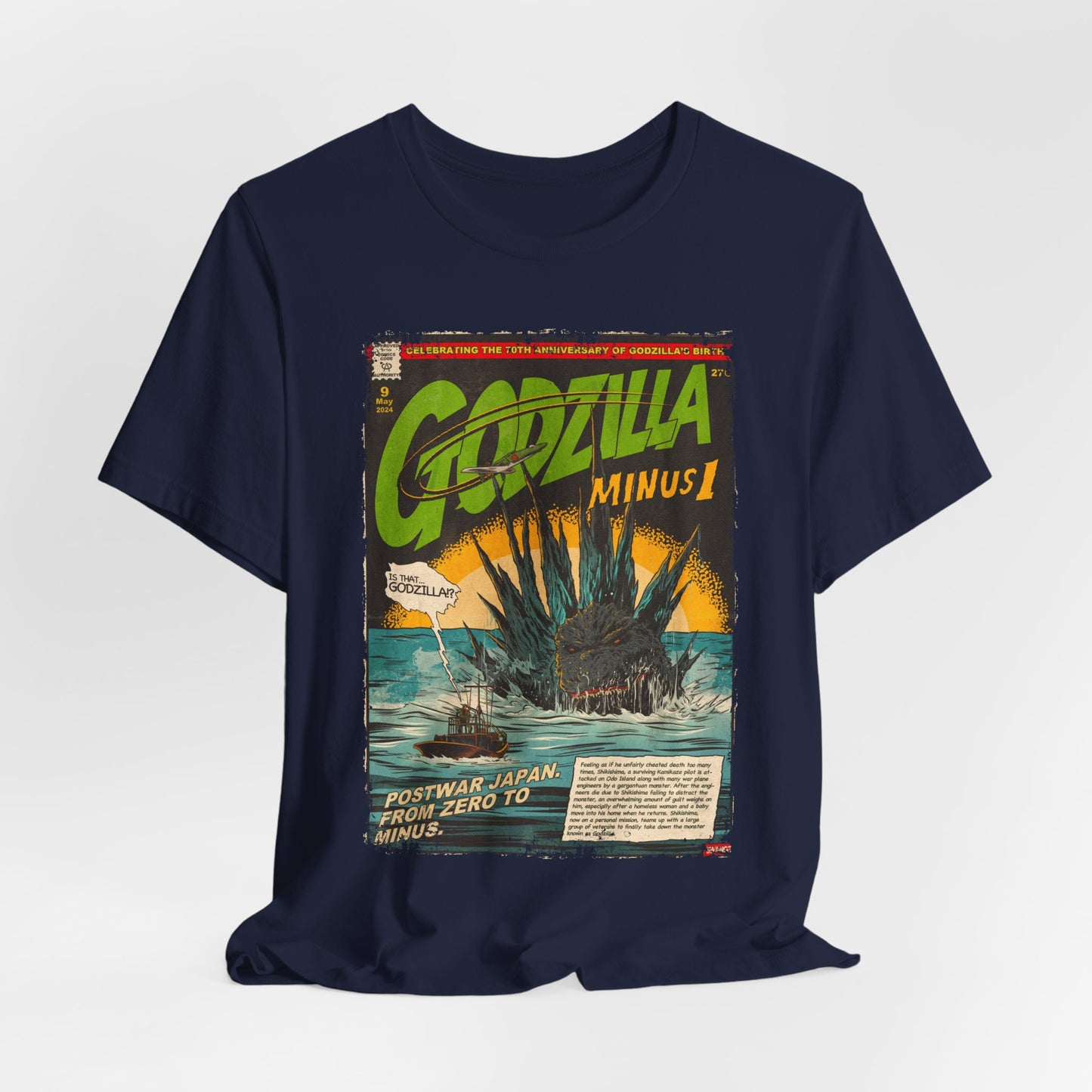 Godzilla Minus One Movie | Unisex Graphic Short Sleeve Tee