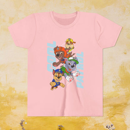 Cool Patrol - Paw Patrol T-shirt - Animation TV Series Youth Short Sleeve Tee