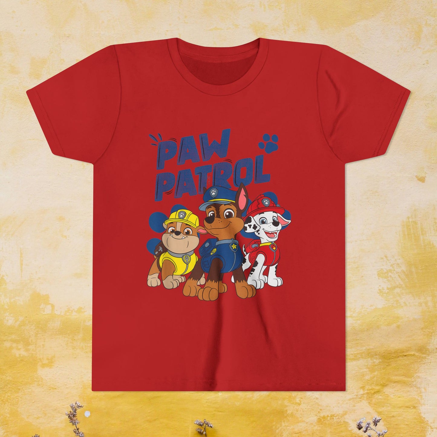 Paw Patrol T-shirt - Animation TV Series Youth Short Sleeve Tee