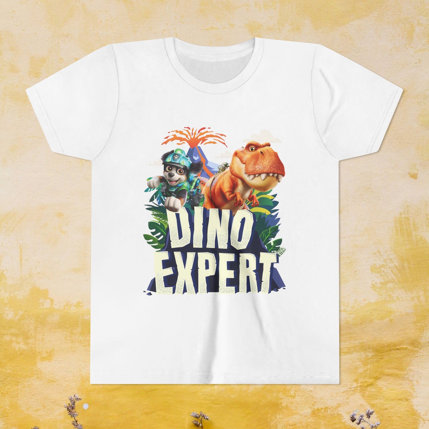 Dino Expert - Paw Patrol: The Dino Movie T-shirt - Animation TV Series Youth Short Sleeve Tee