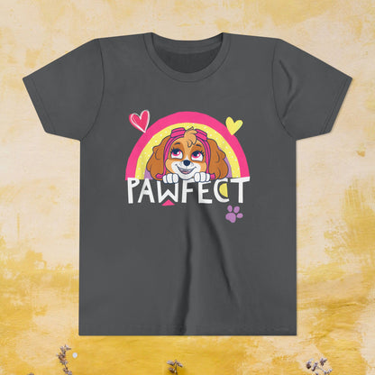 Pawfect - Paw Patrol T-shirt - Animation TV Series Youth Short Sleeve Tee