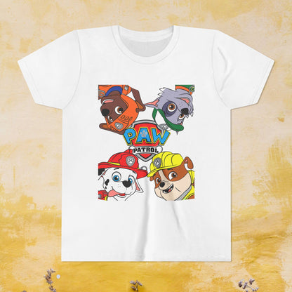 Paw Patrol T-shirt - Animation TV Series Youth Short Sleeve Tee