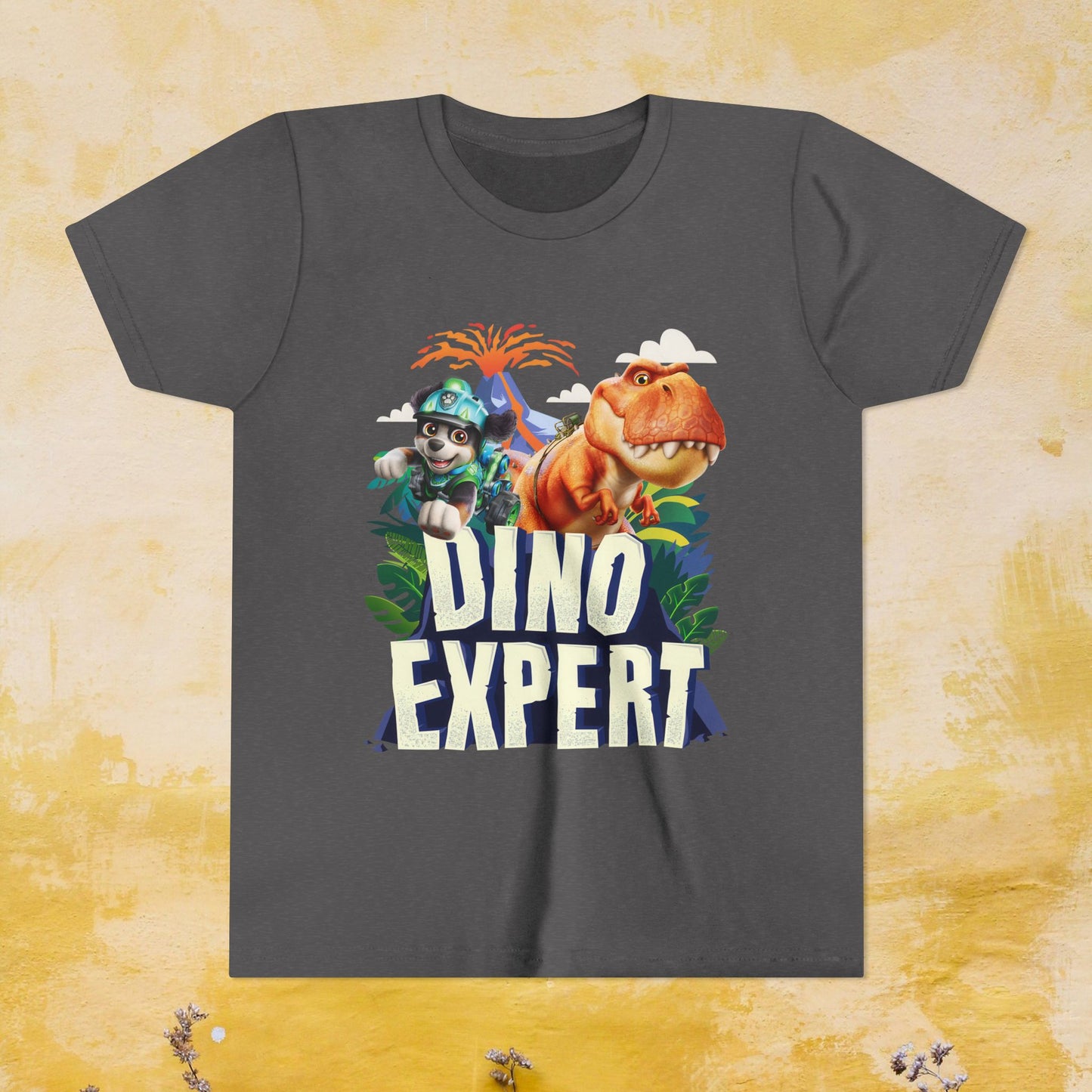 Dino Expert - Paw Patrol: The Dino Movie T-shirt - Animation TV Series Youth Short Sleeve Tee