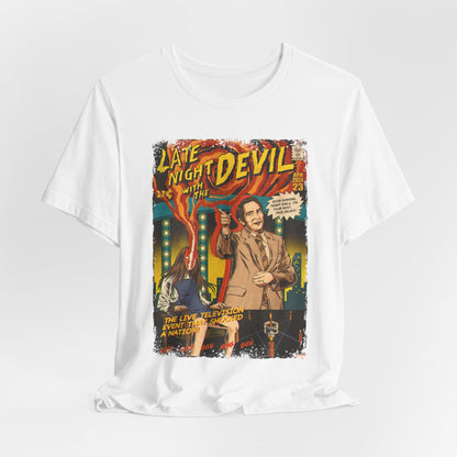 Late Night with The Devil Horror Movie | Unisex Graphic Short Sleeve Tee
