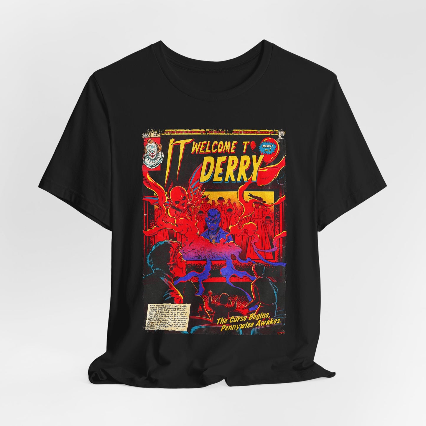 IT Welcome To Derry Horror TV Series | Unisex Graphic Short Sleeve Tee