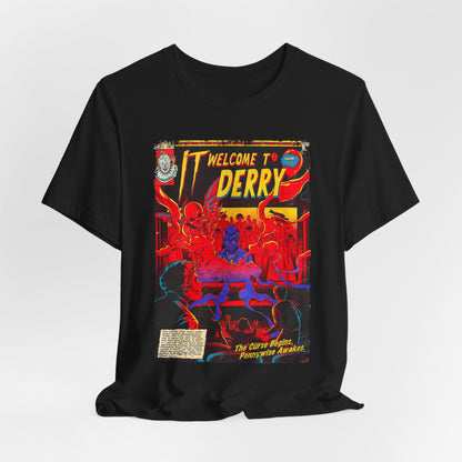 IT Welcome To Derry Horror TV Series | Unisex Graphic Short Sleeve Tee