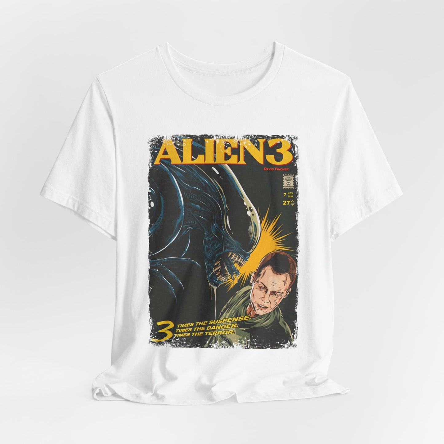 Alien 3 Horror Sci-fi Movie | Unisex Graphic Short Sleeve Tee