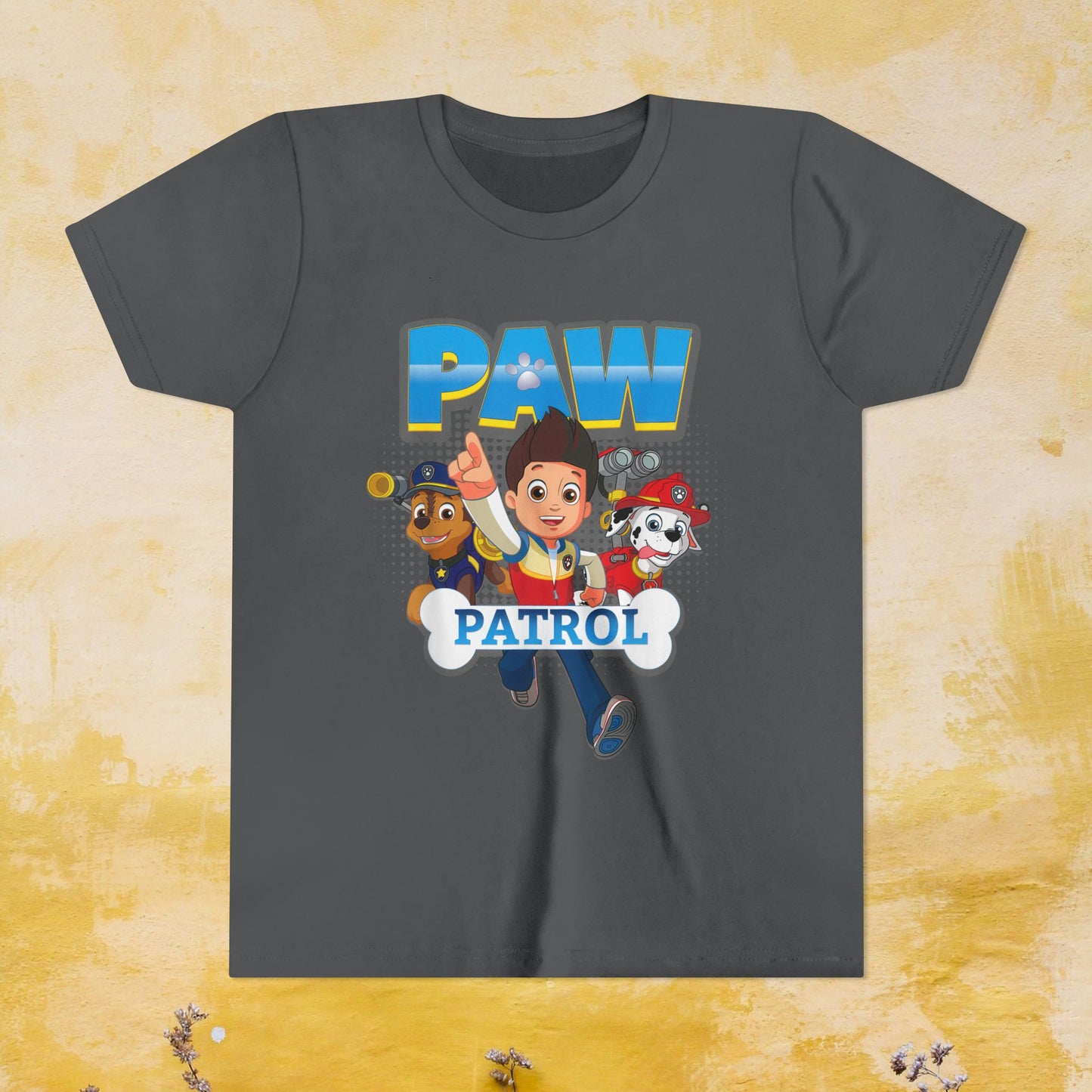 Paw Patrol T-shirt - Animation TV Series Youth Short Sleeve Tee