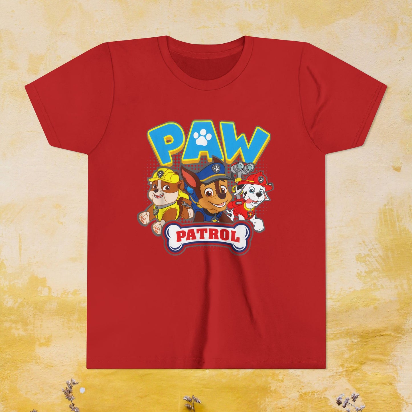 Paw Patrol T-shirt - Animation TV Series Youth Short Sleeve Tee