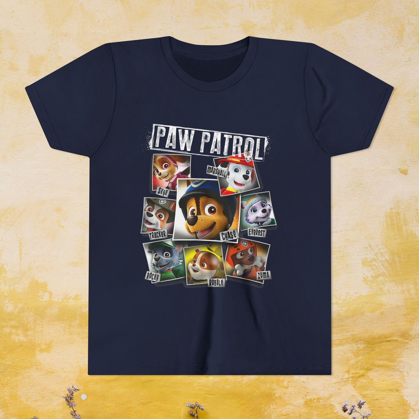 Paw Patrol T-shirt - Animation TV Series Youth Short Sleeve Tee